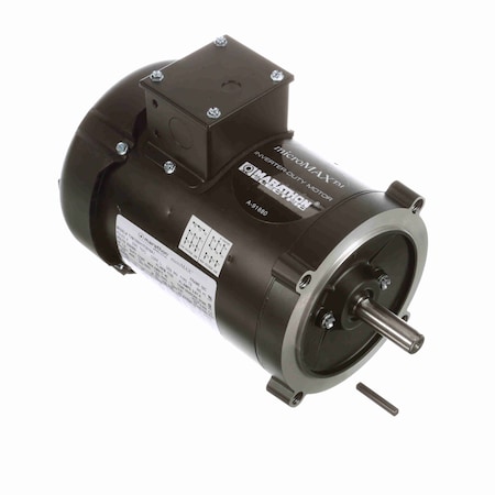 Leeson Motor Y376, 3/4, 1725, TEFC, 56C, 3/60/230/460 Y376